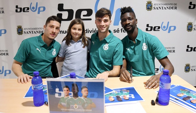 Visita del Racing de Santander